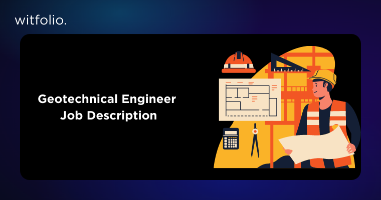 Geotechnical Engineer Job Description