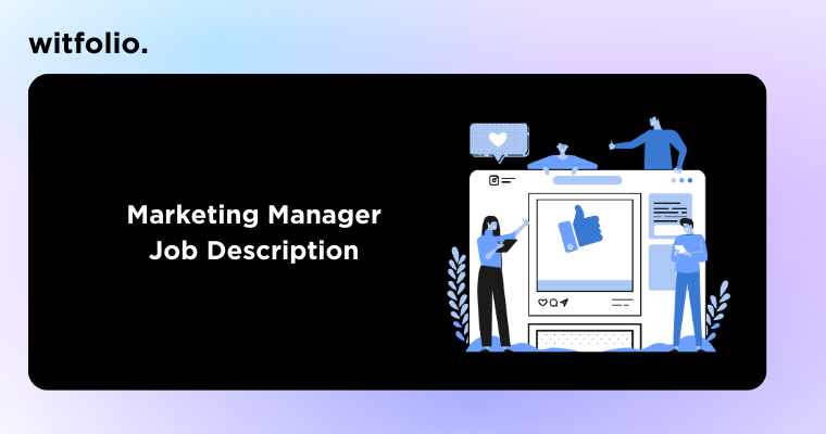 Marketing Manager Job Description